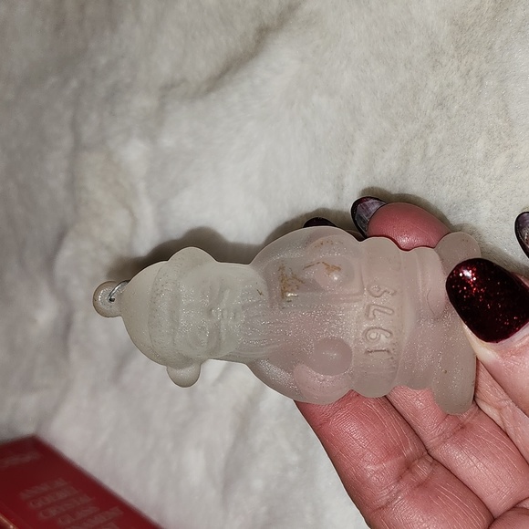 GOEBEL ANNUAL CRYSTAL GLASS  ORNAMENT FIRST EDITION  1979. SANTA CLAUS  🎅 - Picture 3 of 4